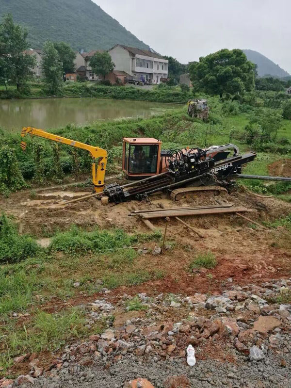 常德Ф315mm 天然气钢管拉管工程